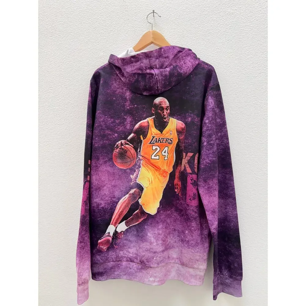 Kobe Bryant #24 Los Angeles Lakers 3D All Over Print Graphic Hoodie Tie Dye